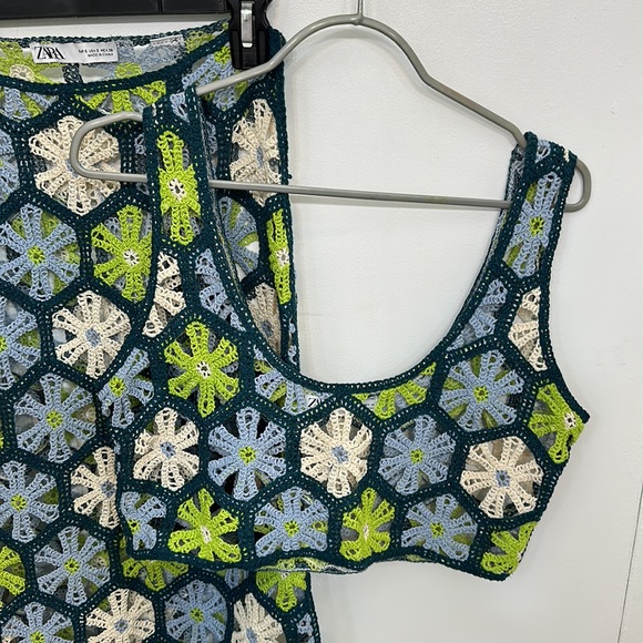 Zara Crochet Knit Top(M) and Skirt(S) - Picture 7 of 13